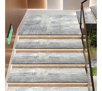 Tappetini antiscivolo per gradini in legno Tappeto antiscivolo per scale 15x (30 x 120 cm/11,8 x 47,2 pollici) Battistrada durevole sicuro ed elegante decorazione per la casa