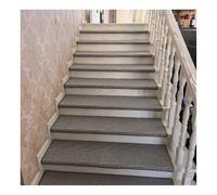 Tappetini antiscivolo per scale in sisal a forma di bullnose da 1 a 15 pezzi, per bambini, anziani e animali domestici, resistente, per gradini in legno, per tutte le stagioni