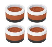 Tappetini antiscivolo per tappetini, alzate per letto, per aumentare l'altezza 86 x 86 x 55 cm, con riduzione in gomma per mobili, nucleo in PP, vibrazioni 500 kg, marrone 55 cm