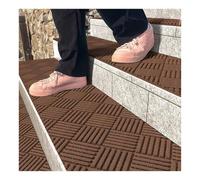 Tappetini antiscivolo tagliabili per scale per uso esterno, resistenti alle intemperie, con retro in gomma, disponibili in 1-10 confezioni, ideali per legno, marmo, ferro, piastrelle e cemento