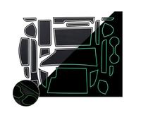 Tappetini antiscivolo Tappetino Antiscivolo In Gomma Antipolvere Per Scanalatura Della Porta Per N&issan Per Versa Per Note Per Nismo E12 NE12 E-Power 2017-2019(Wit)
