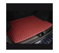 Tappetini Antiscivolo Tappetino Per Bagagliaio Auto In Pelle PU Per BMW I3 2022-2023 Accessori Auto Vassoio Bagagliaio(VINO ROSSO)