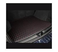 Tappetini Antiscivolo Tappetino Per Bagagliaio Auto In Pelle PU Per BMW I3 2022-2023 Accessori Auto Vassoio Bagagliaio(Nero rosso)