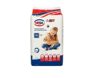 TAPPETINI ASSORBENTI PER CANI 6 STRATI CON CARBONI ATTIVI E FEROMONI 60X90 100PZ