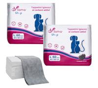 Tappetini Assorbenti per Cani 60x90 cm Traversine ai Carboni Attivi