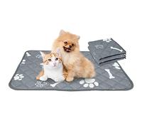 Tappetini Assorbenti per Cani Lavabile Tappetino per Addestramento del Cane Riutilizzabile Tappetini per Cuccioli di Cane per Gatti Cani, Conigli, Porcellini D'India Grau 45 x 60cm 1 Pezzi
