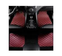 Tappetini Auto 4 Pezzi Tappetini Auto Per Genesis Per G70 G80 G90 Coupé 5 Posti Auto Rilievi Del Piede Tutte Le Stagioni Pavimento Fodere Accessori Interni Auto Tappetini Antiscivolo(Red Wine)
