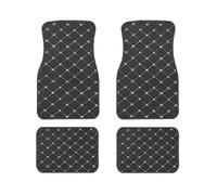 Tappetini auto 4PCS Universale Impermeabile Auto Foot Pad Protector Tappeto Tappetini Anteriori Posteriori Set Accessori Auto Tappetini Auto Tappetini(Beige nero)
