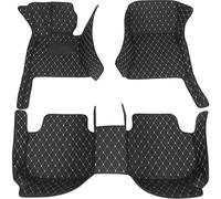 Tappetini Auto A Copertura Totale, Accessori Impermeabili Per Per Per Terra 2018 2019 2020 2021 2022 Set completo (file anteriori e posteriori)(Black Beige)