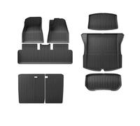 Tappetini Auto Antiscivolo Per Tesla Per Model 3 Highland 2024 All Weather Front Rear Cargo Liner Tappetino Impermeabile Accessori Tappetini abitacolo(8pcs Full set RHD)