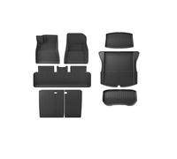 Tappetini Auto Antiscivolo Per Tesla Per Model 3 Highland 2024 All Weather Front Rear Cargo Liner Tappetino Impermeabile Accessori Tappetini abitacolo(8PCs Full set LHD)