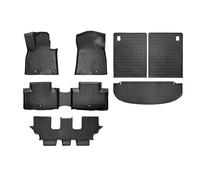 Tappetini auto antiscivolo per tutte stagioni Tappetini Per Auto Per Genesis G80 G70 5 6 7 Posti Set Completo Tappetino Tutte Le Stagioni Protezione Bagagliaio Fodera Schienale Tappetino Set completo(