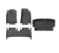 Tappetini auto antiscivolo per tutte stagioni Tappetini Per Auto Tappetino Per BYD Per Dolphin EV 2023 2024 2025 Doppio Strato Tappetino Per Bagagliaio Tappetino Per Bagagliaio Set completo(Nero B,X1)