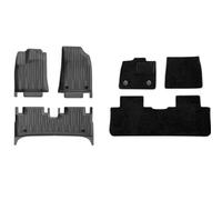 Tappetini auto antiscivolo per tutte stagioni Tappetini Per Auto Tappetino Per BYD Per Dolphin EV 2023 2024 2025 Doppio Strato Tappetino Per Bagagliaio Tappetino Per Bagagliaio Set completo(Nero A,X1)