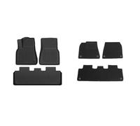 Tappetini auto antiscivolo tutte stagioni Tappetini Auto A Copertura Totale Per Tesla Per Model Y Per Juniper 2025 2026 Tappetino A Doppio Strato Per Bagagliaio E Schienale cuscinetti(SET 7)