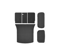 Tappetini auto antiscivolo tutte stagioni Tappetini Auto A Copertura Totale Per Tesla Per Model Y Per Juniper 2025 2026 Tappetino A Doppio Strato Per Bagagliaio E Schienale cuscinetti(SET 11)