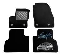 TAPPETINI AUTO FORD C MAX II III GRAND C MAX 2015 NERI PERSONALIZZATI ANTISCIVOL