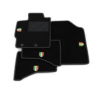 Tappetini Auto Forza Napoli 4 Scudetto Campione 2025 compatibili con Toyota Yaris 3 - Hybrid 2012-2020 | Set in Moquette su Misura, Tappeti Auto Personalizzati Calcio