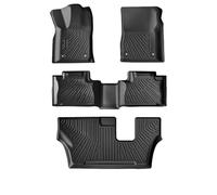 Tappetini Auto Gomma Per Dodge Per Durango 2016-2024 6/7 Posti Tappetini Auto TEP Bagagliaio Tutte Le Stagioni Tappetino Schienale(7 seat-4pcs)
