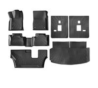 Tappetini Auto Gomma Per Dodge Per Durango 2016-2024 6/7 Posti Tappetini Auto TEP Bagagliaio Tutte Le Stagioni Tappetino Schienale(7 seat-7pcs)