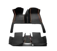 Tappetini Auto Gomma Tappetini Auto In Similpelle Per Polestar 1 2 3 4 2023 2024 Accessori Interni Auto(Black orange)