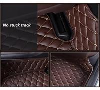 Tappetini Auto Gomma Tappetini auto personalizzati 3D a copertura totale per Jaguar per F-Pace 2012-2022 accessori interni moquette(Caffè)