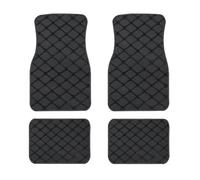 Tappetini Auto Gomma Tappetini per auto in similpelle di dimensioni universali per VW per Bora Accessori per auto(Black 4 PCS)