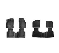 Tappetini auto impermeabili Tappetini Per Auto Per VW Per Tiguan L PRO 2024 Per Bagagliaio A Copertura Totale Cuscini Per Schienale Sedili Set completo auto cuscinetti(Imposta 1)