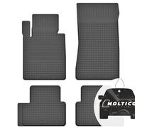 Tappetini Auto in Gomma con un Bordo Set 4 Pezzi Tappetini per Auto Impermeabile Set di Tappeti Adatti per BMW 3-Serie E90 2004-2013