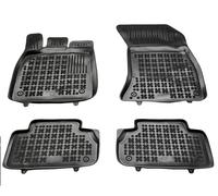 Tappetini auto in gomma neri set complete su misura per Audi Q5 II 2017-