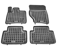 Tappetini auto in gomma neri set complete su misura per Audi Q7 I 2005-2015