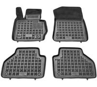 Tappetini auto in gomma neri set complete su misura per BMW X3 F25 / BMW X4 F26
