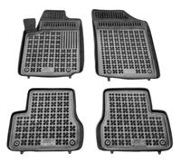 Tappetini auto in gomma neri set complete su misura per Citroen C3 I 2002-2009