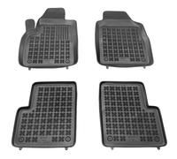 Tappetini auto in gomma neri set complete su misura per Fiat 500 2007-