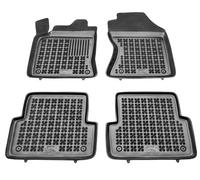 Tappetini auto in gomma neri set complete su misura per Ford Focus I 1998-2005