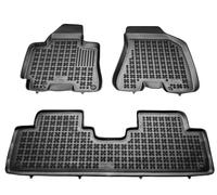 Tappetini auto in gomma neri set complete su misura per Hundai Tucson I 2004-09