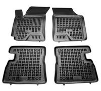 Tappetini auto in gomma neri set complete su misura per Hyundai Getz 2002-2011