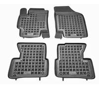 Tappetini auto in gomma neri set complete su misura per Kia Rio II 2005-2011