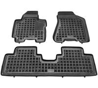 Tappetini auto in gomma neri set complete su misura per Kia Sportage II 2004-10