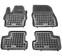 Tappetini auto in gomma neri set complete su misura per Mazda 3 I II 2003-2013