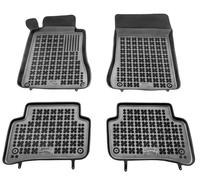 Tappetini auto in gomma neri set complete su misura per Mercedes W203 Classe C