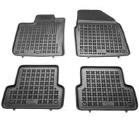 Tappetini auto in gomma neri set complete su misura per Nissan Qashqai I 2006-13