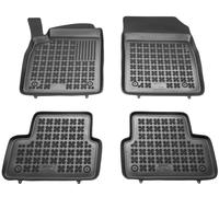 Tappetini auto in gomma neri set complete su misura per Opel Astra J IV