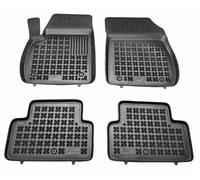 Tappetini auto in gomma neri set complete su misura per Opel Zafira C III Tourer