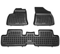Tappetini auto in gomma neri set complete su misura per Peugeot 3008 I 2009-2016