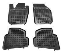 Tappetini auto in gomma neri set complete su misura per Skoda Fabia III 2014-