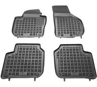 Tappetini auto in gomma neri set complete su misura per Skoda Superb II 2008-15