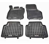 Tappetini auto in gomma neri set complete su misura per Skoda Superb III 2015-