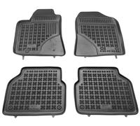 Tappetini auto in gomma neri set complete su misura per Toyota Avensis II T25