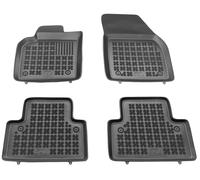 Tappetini auto in gomma neri set complete su misura per Volvo S40 II 2004-2012